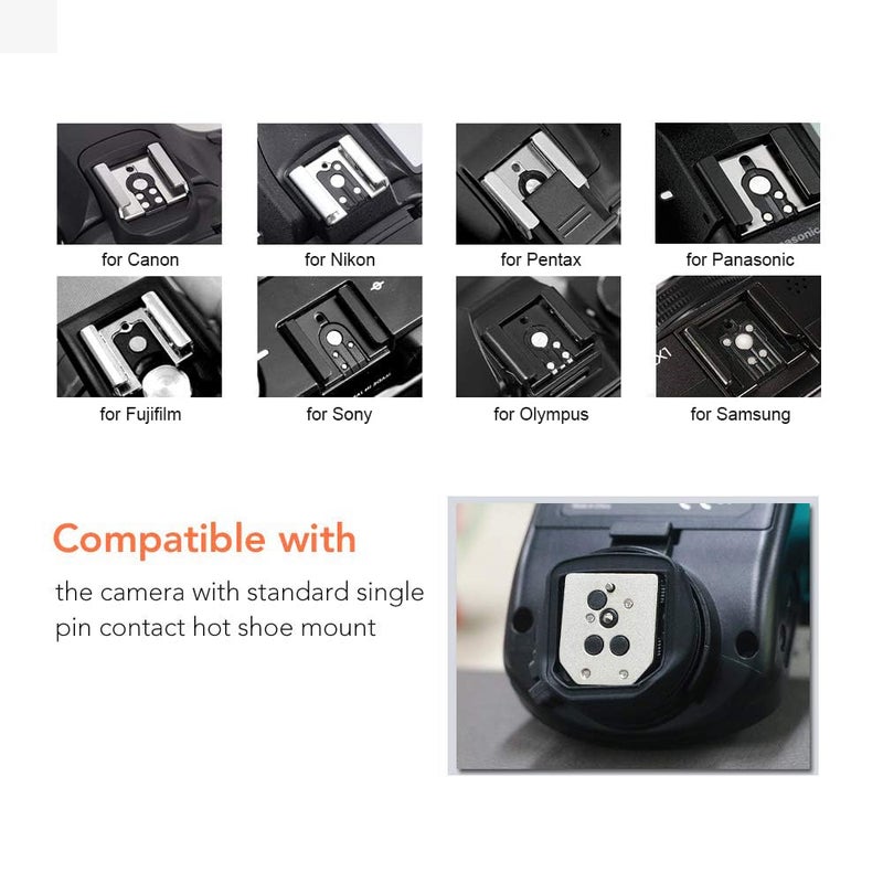 AODELAN Wireless Flash Trigger for Canon, for Sony, for Nikon, for Olympus,for Fujifilm,for Panasonic, for Samsung; Compatible Profoto Air Remote - Image 3